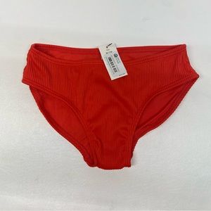 Art Class  Girls Red Swim Bikini Bottom Size M (7/8) NWT